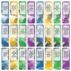 96 PCS Bookmarks for Women, Sturdy Paper Inspirational Bookmarks, Bulk Bookmarks for Book Lovers, Bulk Inspirational Gifts Set of 12 Designs