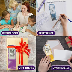 96 PCS Bookmarks for Women, Sturdy Paper Inspirational Bookmarks, Bulk Bookmarks for Book Lovers, Bulk Inspirational Gifts Set of 12 Designs